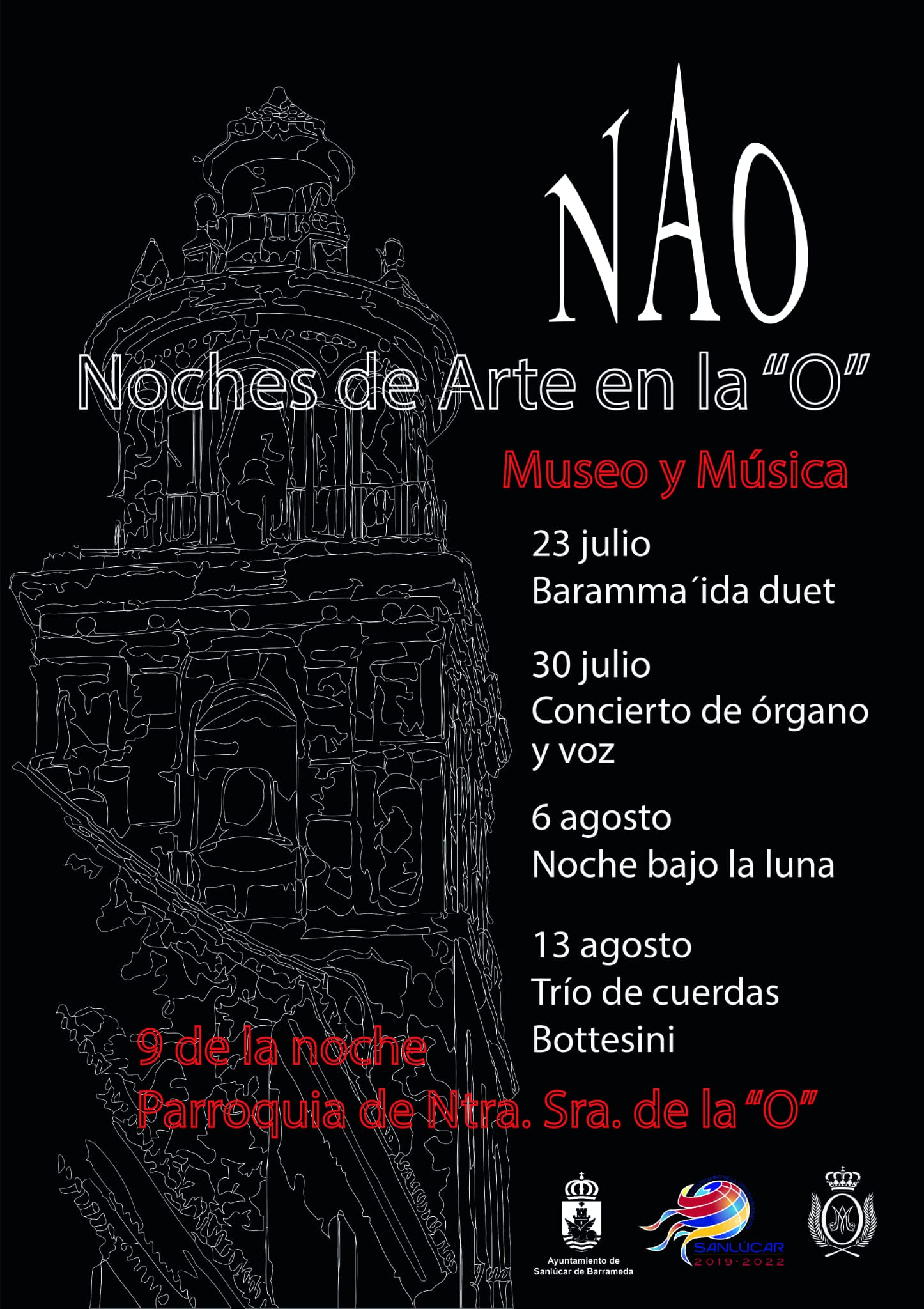 LA PARROQUIA DE LA O ACOGERÁ LAS `NOCHES DE ARTE´ DURANTE JULIO Y AGOSTO