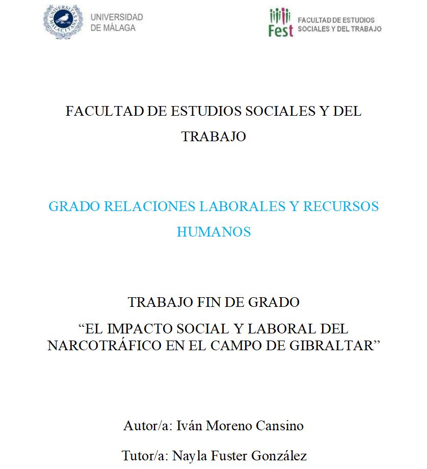 El alcalde conoce un Trabajo de Fin de Grado sobre el impacto del narcotráfico en el Campo de Gibraltar