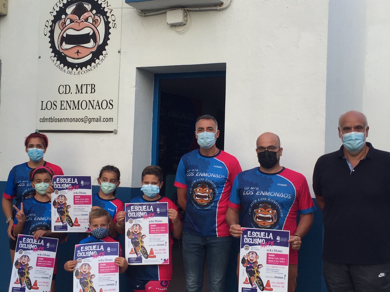 El concejal de Deportes apoya la creación de la Escuela de Ciclismo Base del Club Deportivo MTB Los Enmonados
