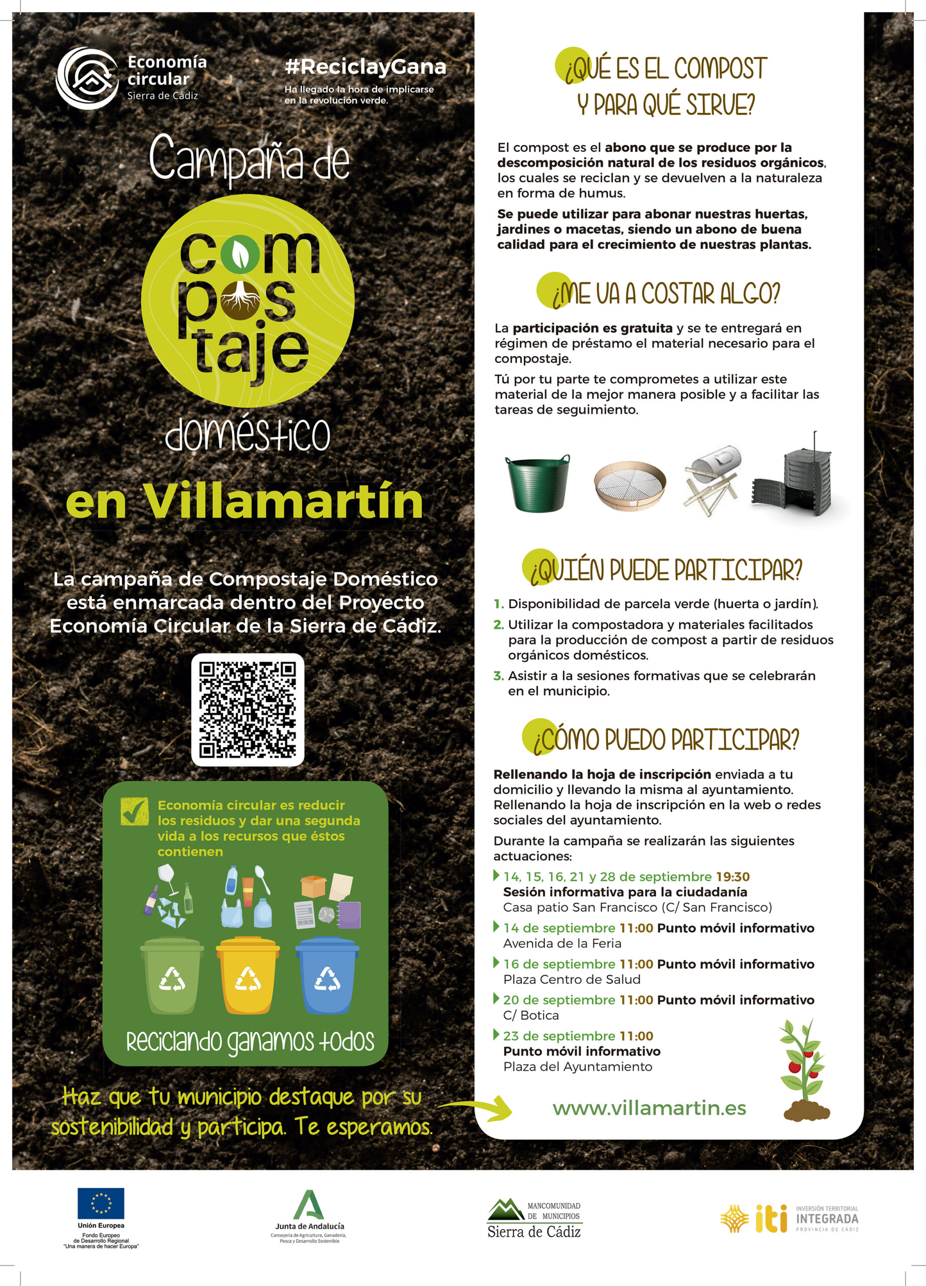 Campaña de compostaje doméstico en Villamartín