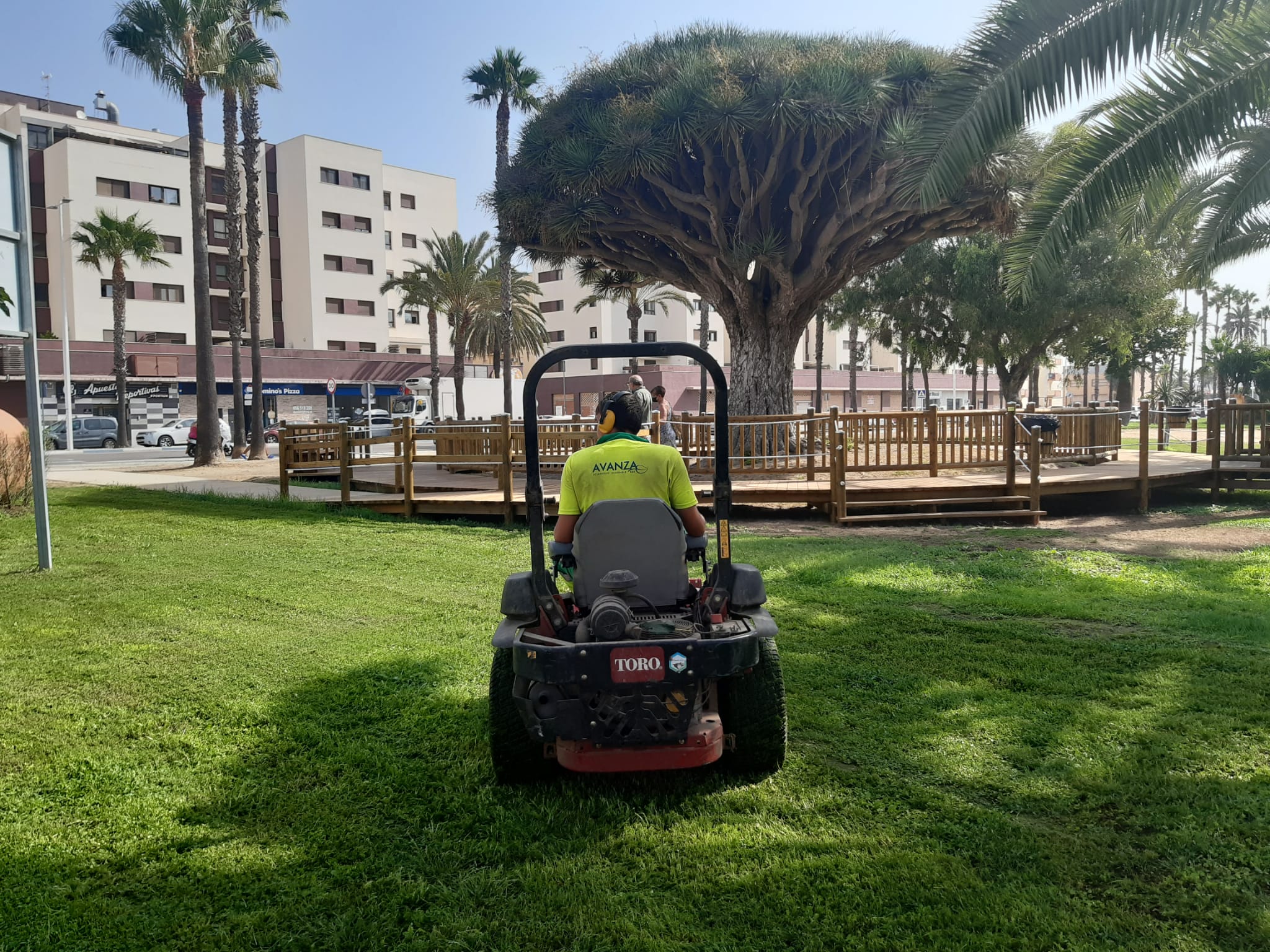 Parques y Jardines acomete trabajos de mantenimiento en el parque Princesa Sofía