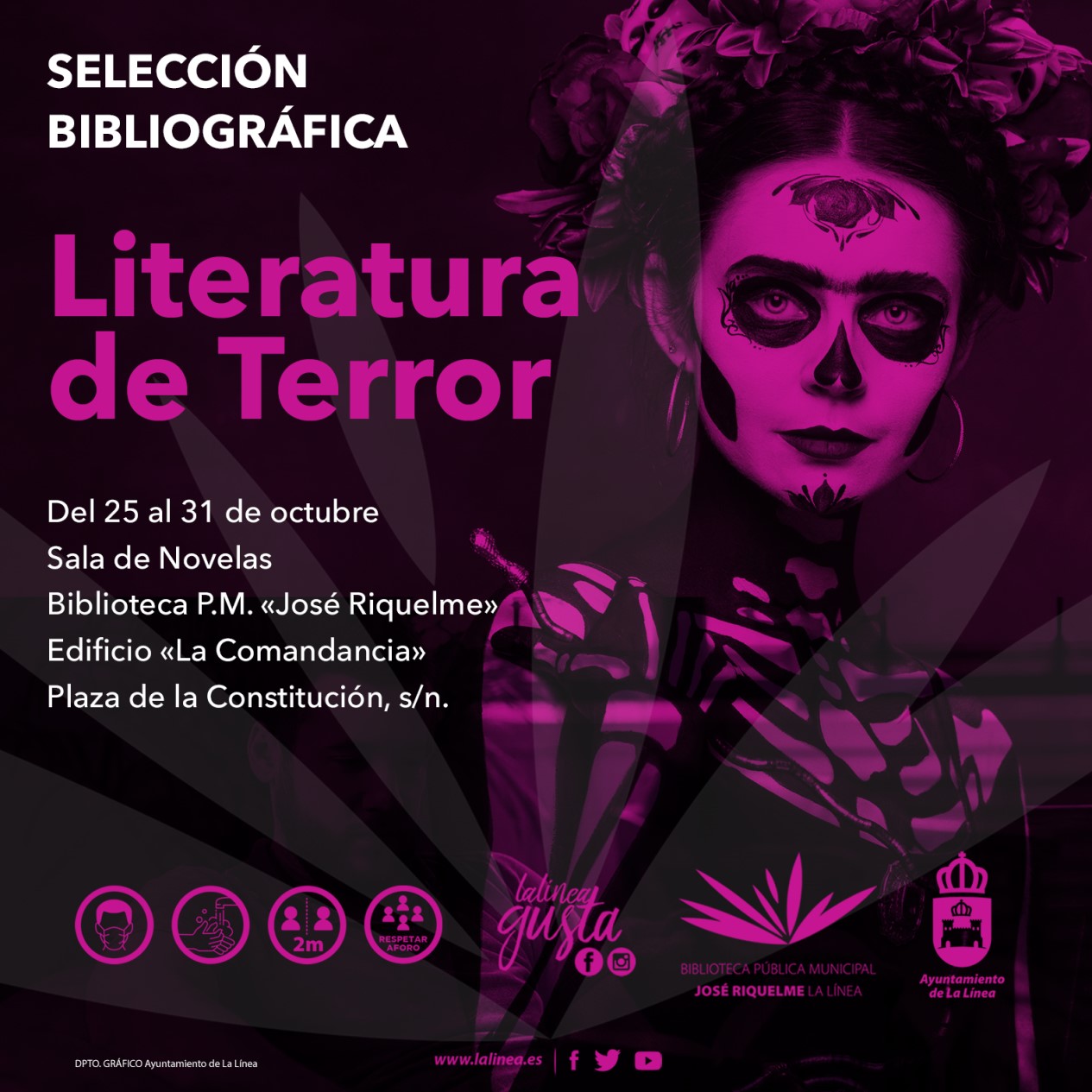 El Día Mundial de la Biblioteca se celebra en La Línea con una semana centrada en actividades de terror