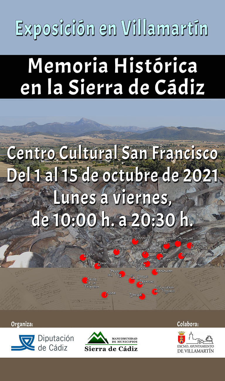 Exposición de la Memoria Histórica en la Sierra de Cádiz