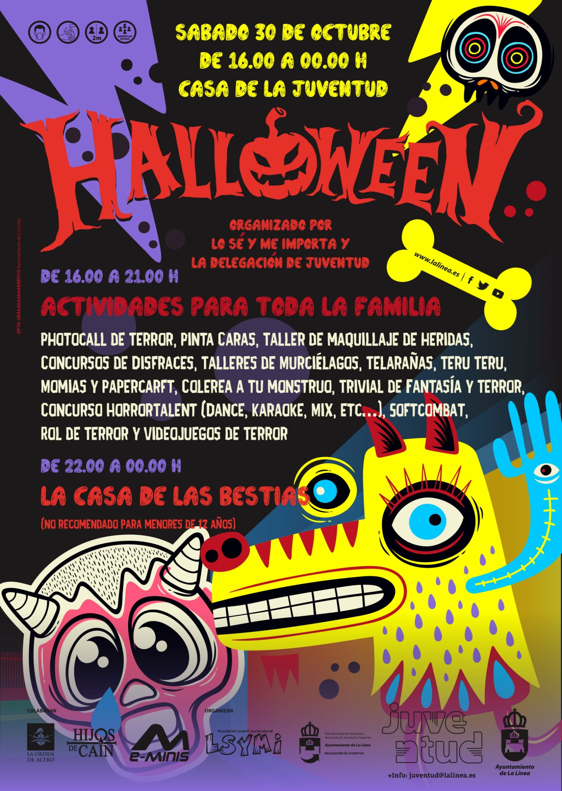 La Casa de la Juventud será escenario mañana sábado de una jornada especial de Halloween