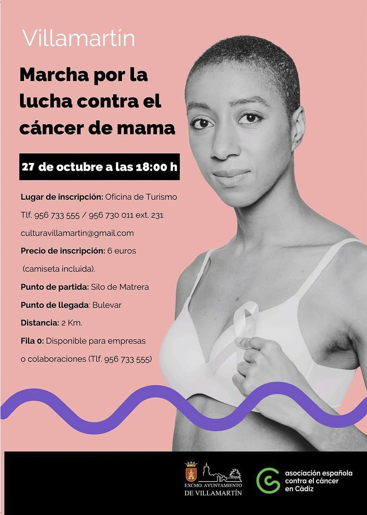 Marcha contra el cáncer de mama