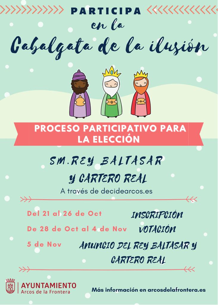 Procedimiento participativo para la elección de las personas que encarnarán al Rey Baltasar y al Cartero Real