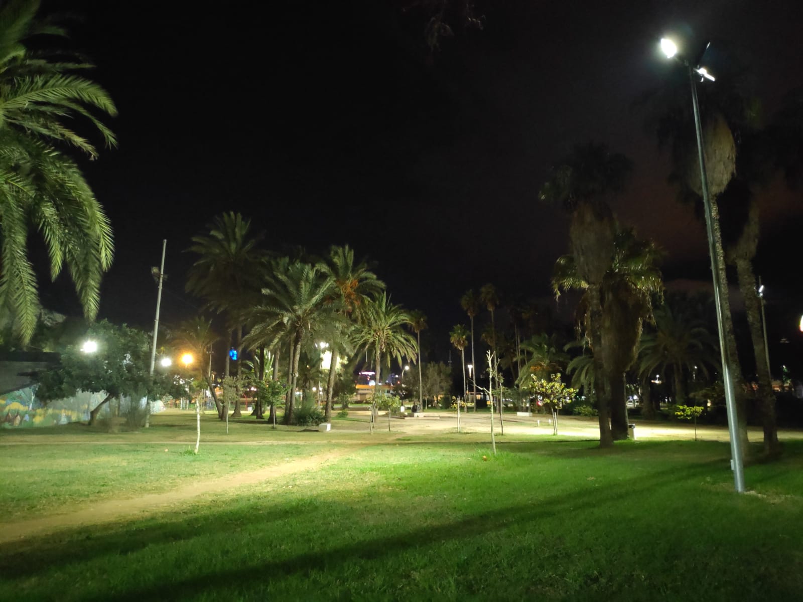 El Ayuntamiento incorpora nuevas luminarias en el parque Princesa Sofía