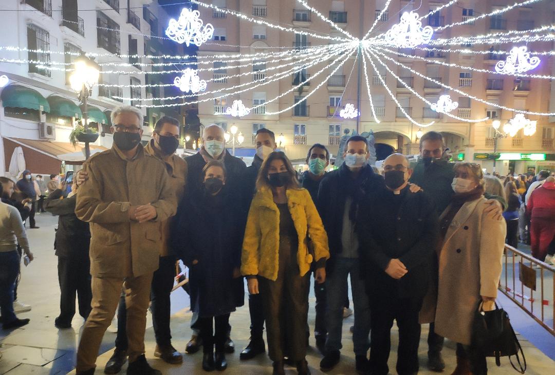 El alcalde ha participado esta tarde en el encendido extraordinario de Navidad