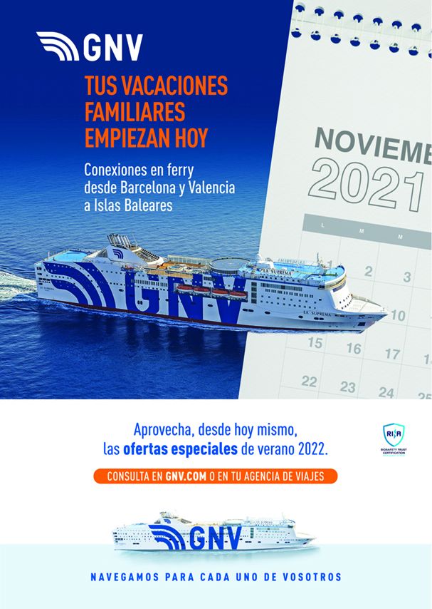 La naviera GNV confía sus campañas publicitarias a La Bendita Agencia en su regreso al mercado español