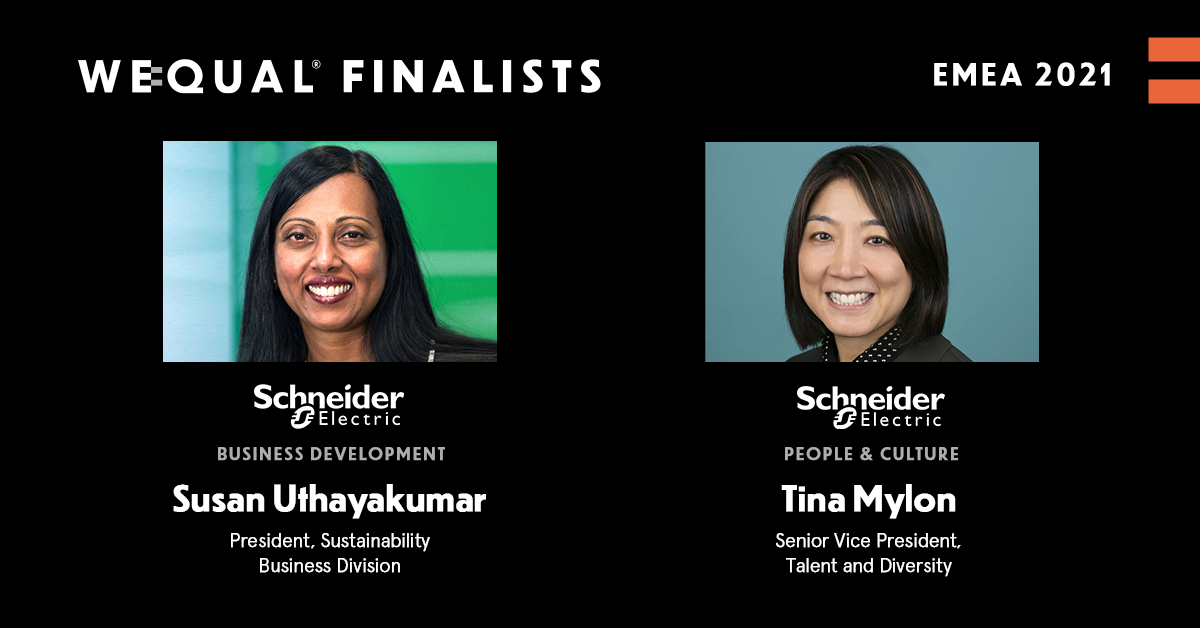 WeQual Awards reconoce a dos mujeres directivas de Schneider Electric por su contribución a los negocios