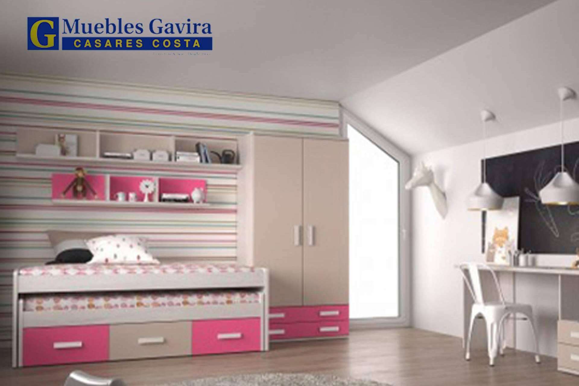 Muebles Gavira ofrece las tendencias y recomendaciones en composición de dormitorios juveniles modernos