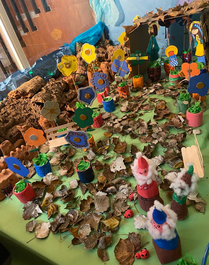 El CEIP Santa Ana, ganador del Concurso de Belenes incluido en la Oferta Educativa Municipal