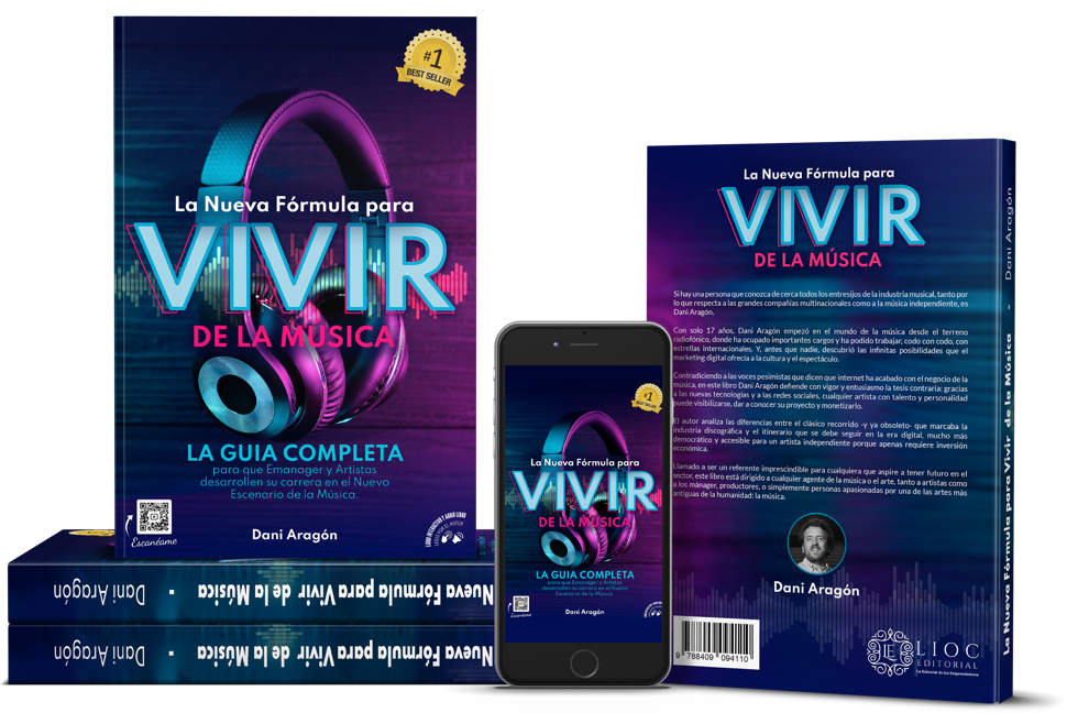 El libro de Dani Aragón 'La nueva fórmula para vivir de la música' sigue en 1ª posición como Best Seller