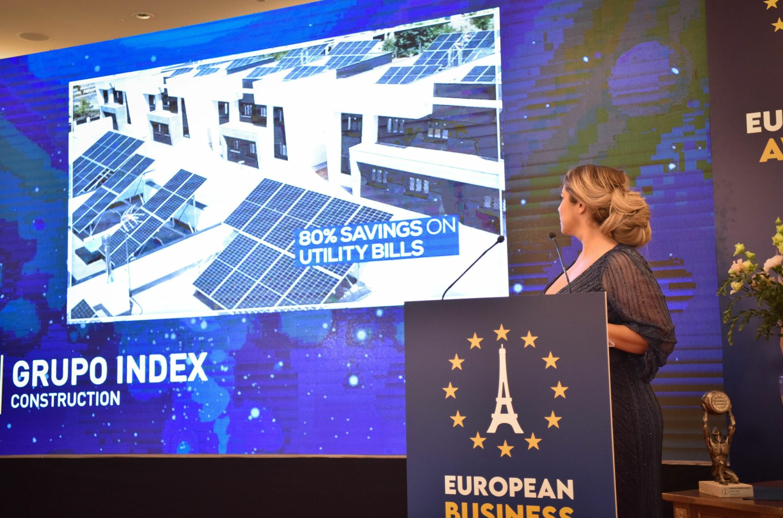 Grupo Index recibe en París el premio internacional ‘European Business Awards’ de Construcción