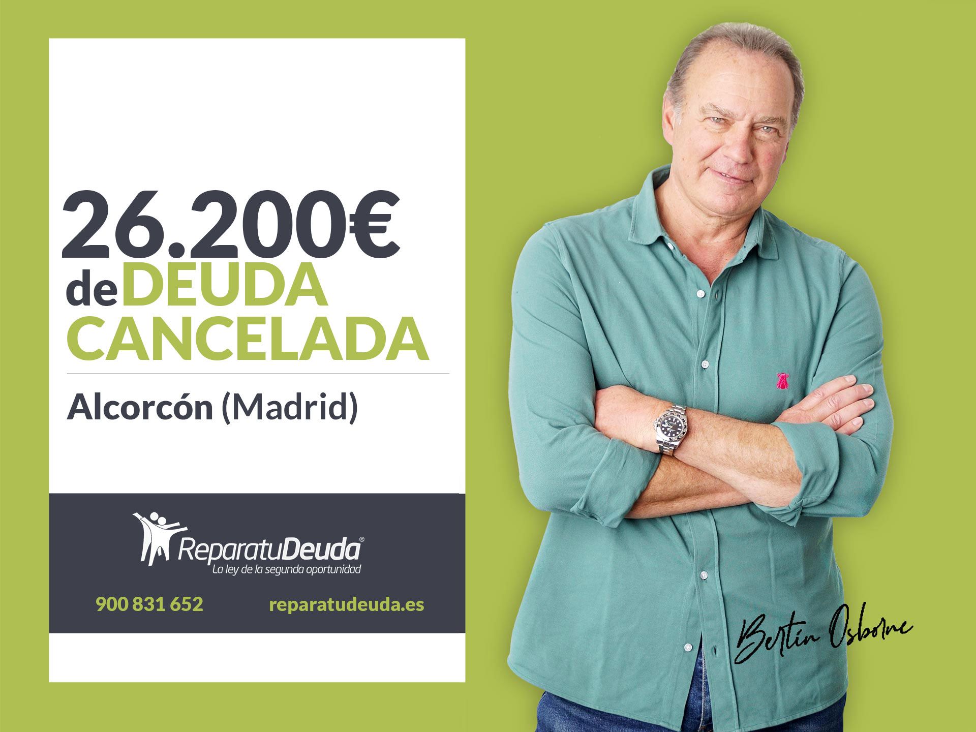 Repara tu Deuda Abogados cancela 26.200€ en Alcorcón (Madrid) con la Ley de Segunda Oportunidad