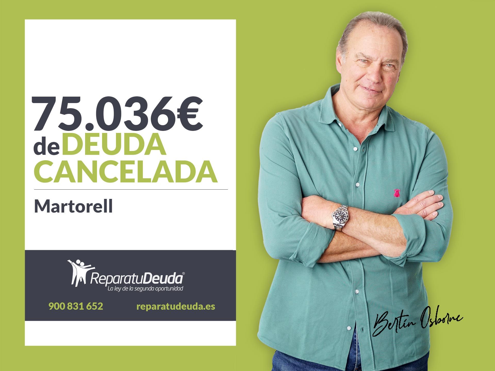 Repara tu Deuda Abogados cancela 75.036 € en Martorell (Barcelona) con la Ley de Segunda Oportunidad