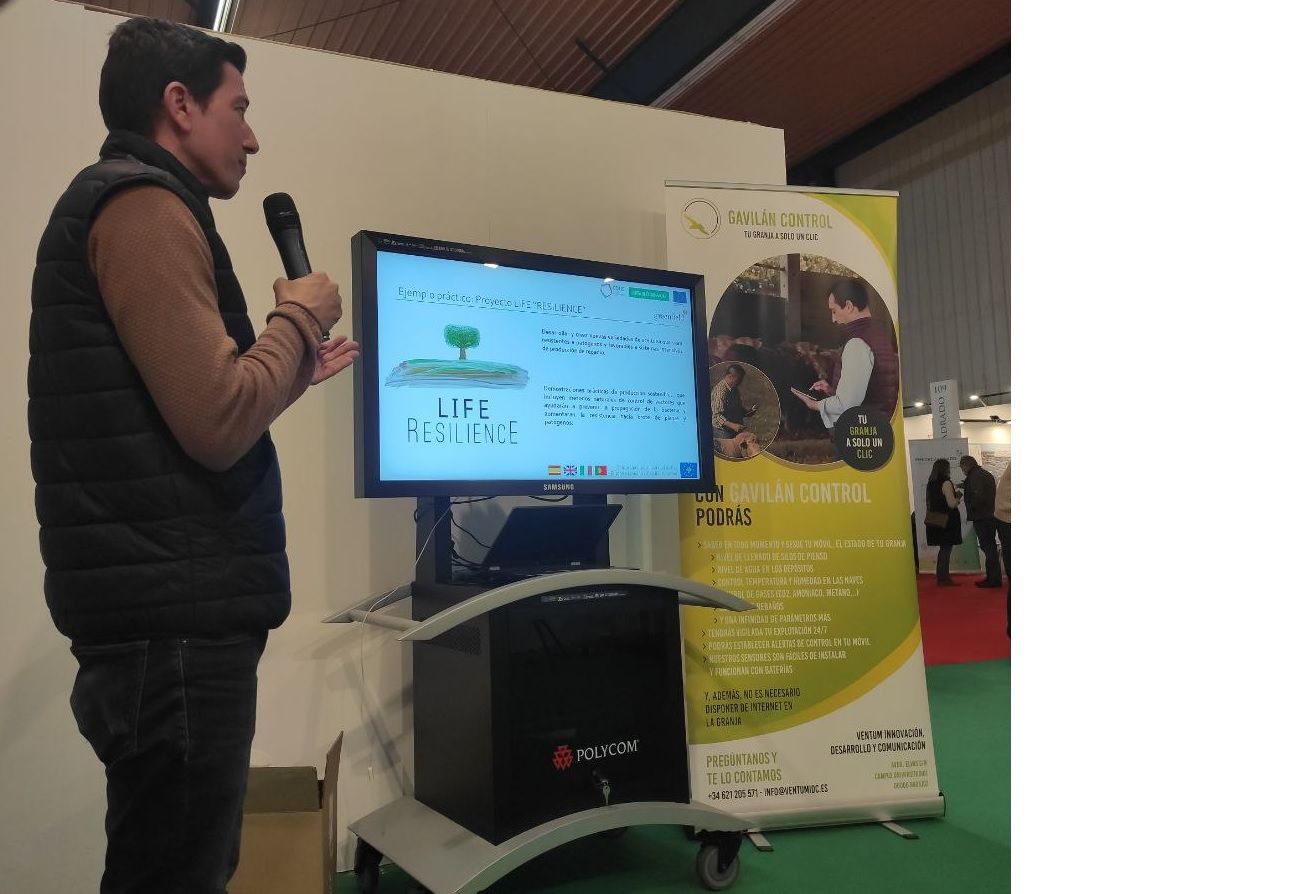 LIFE Resilience comparte en Agroexpo las ventajas del uso de drones en la agricultura de precisión