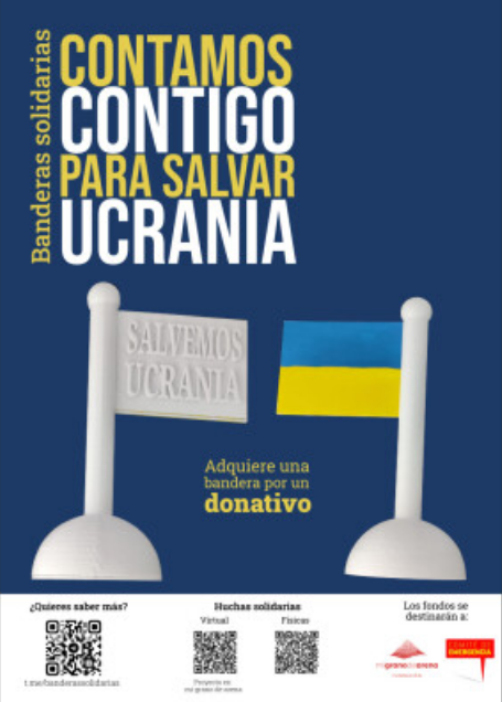 ‘Makers’ con Ucrania: campaña ‘Banderas Solidarias’ para recaudar donativos