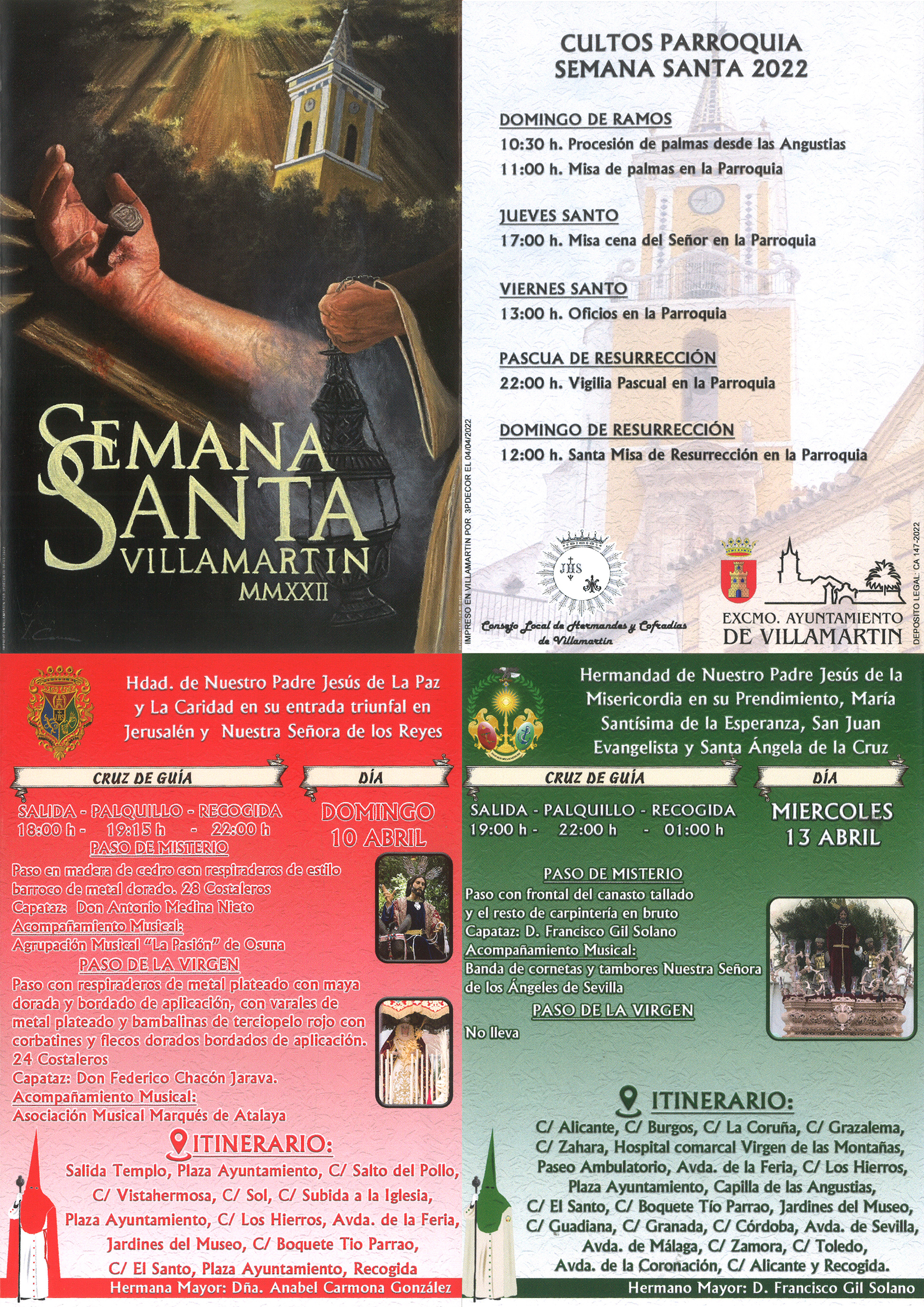 Programación de Semana Santa 2022