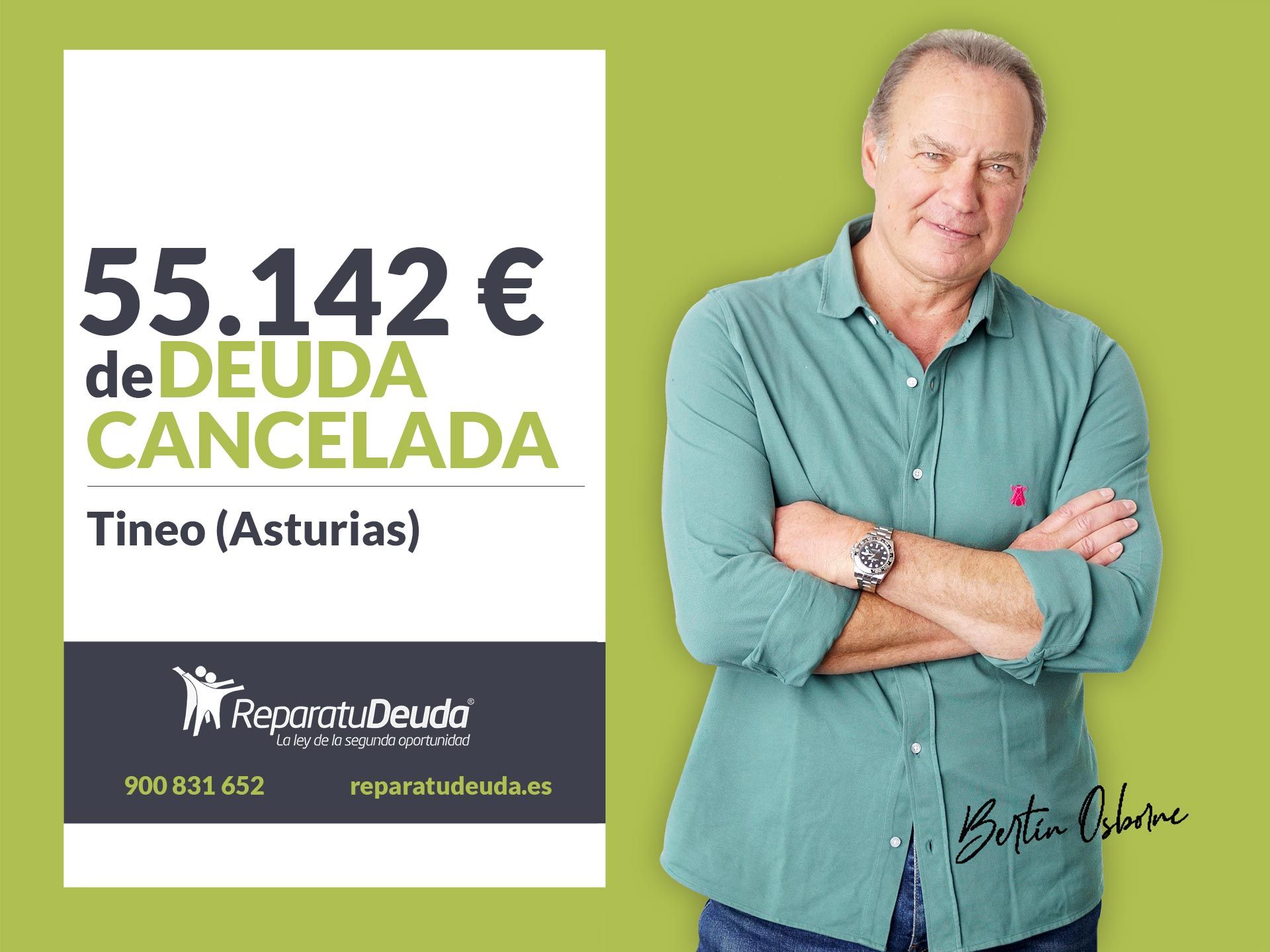 Repara tu Deuda Abogados cancela 55.142 € en Tineo (Asturias) con la Ley de Segunda Oportunidad