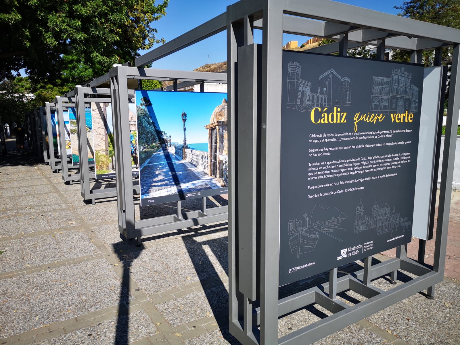 La ciudad se promociona en una nueva edición de la exposición “Cádiz Quiere Verte”