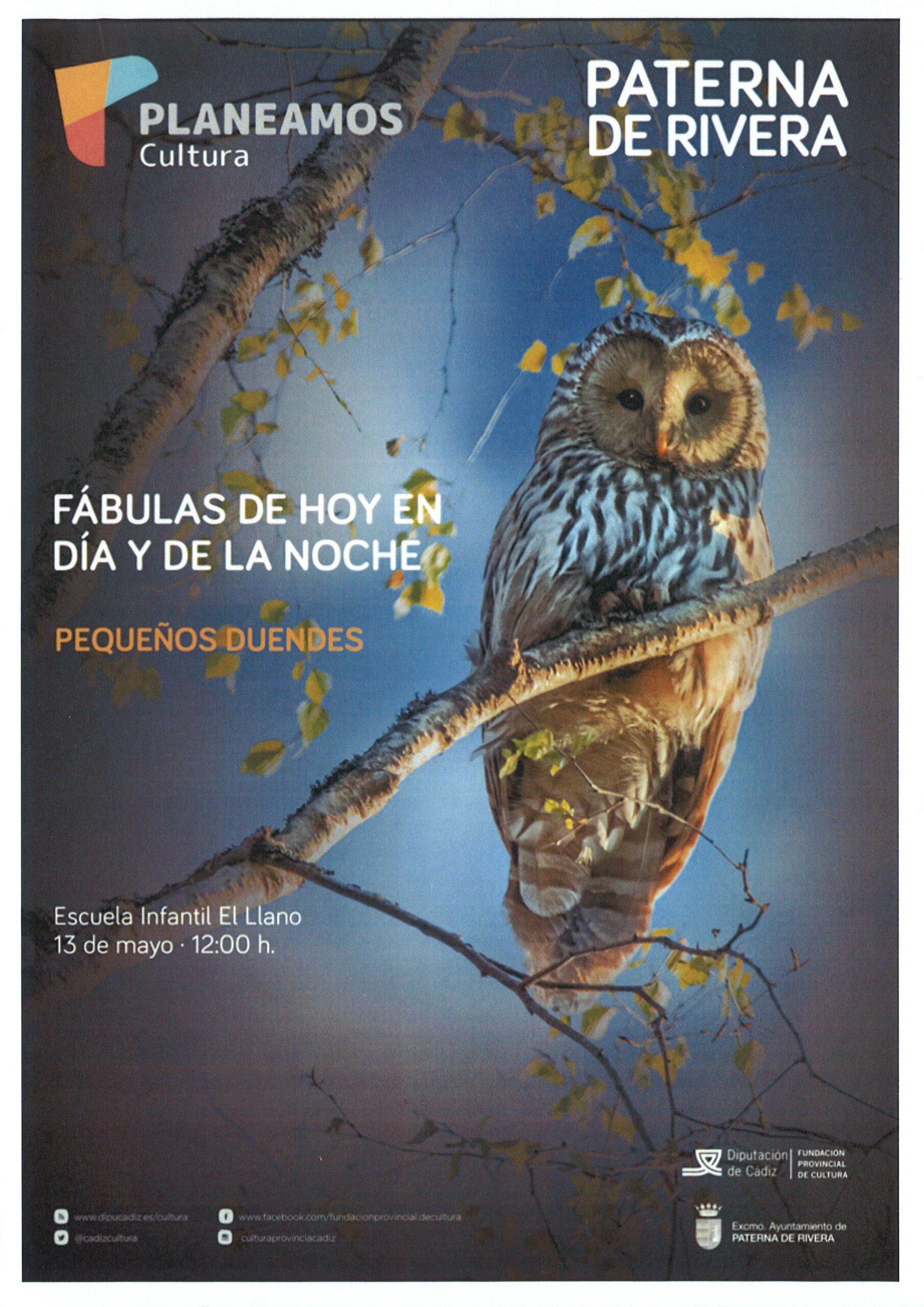 XXIII SEMANA CULTURAL. TÍTERES. FABULAS DE HOY EN DÍA Y DE LA NOCHE