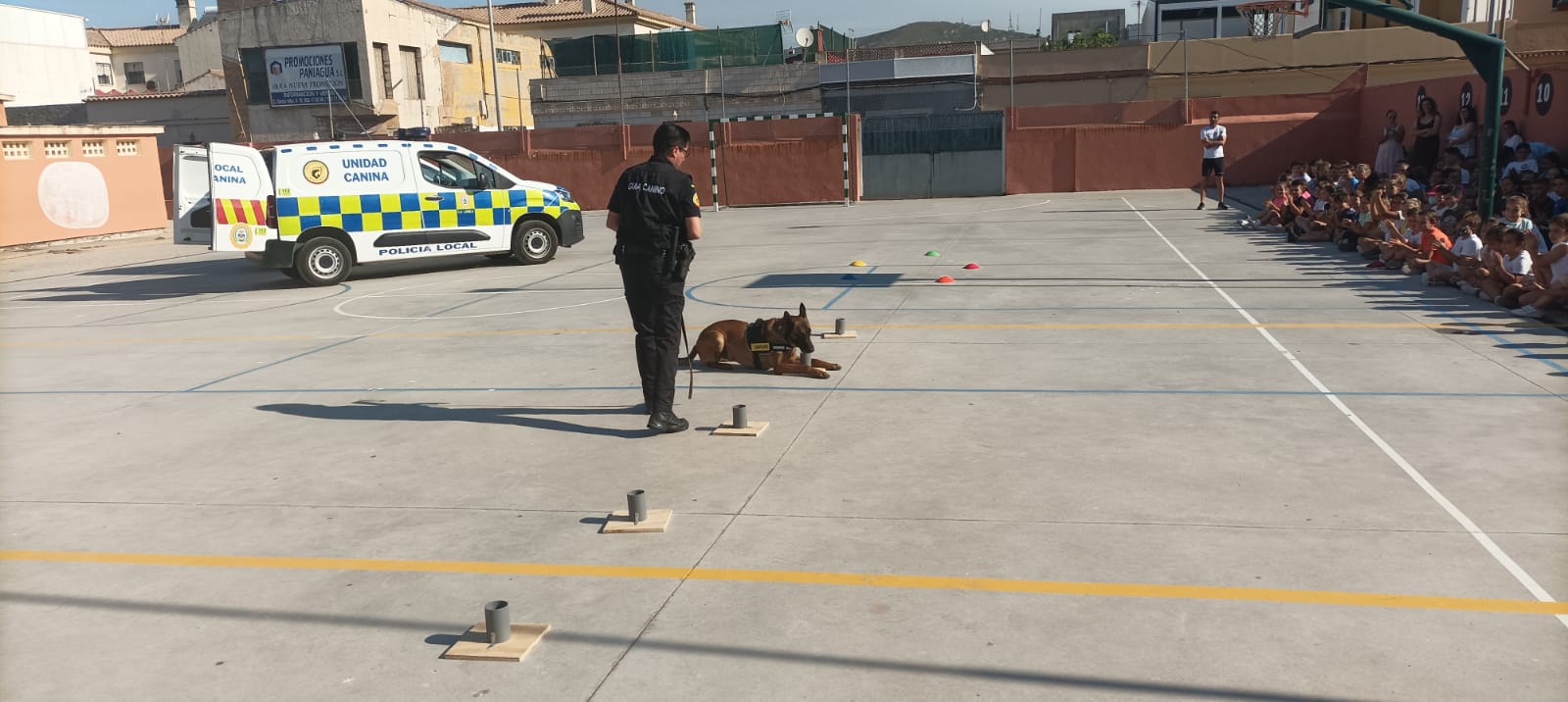 La Policía Local concluye su programa “Unidad Canina” incluida en la Oferta Educativa con gran satisfacción de los centros