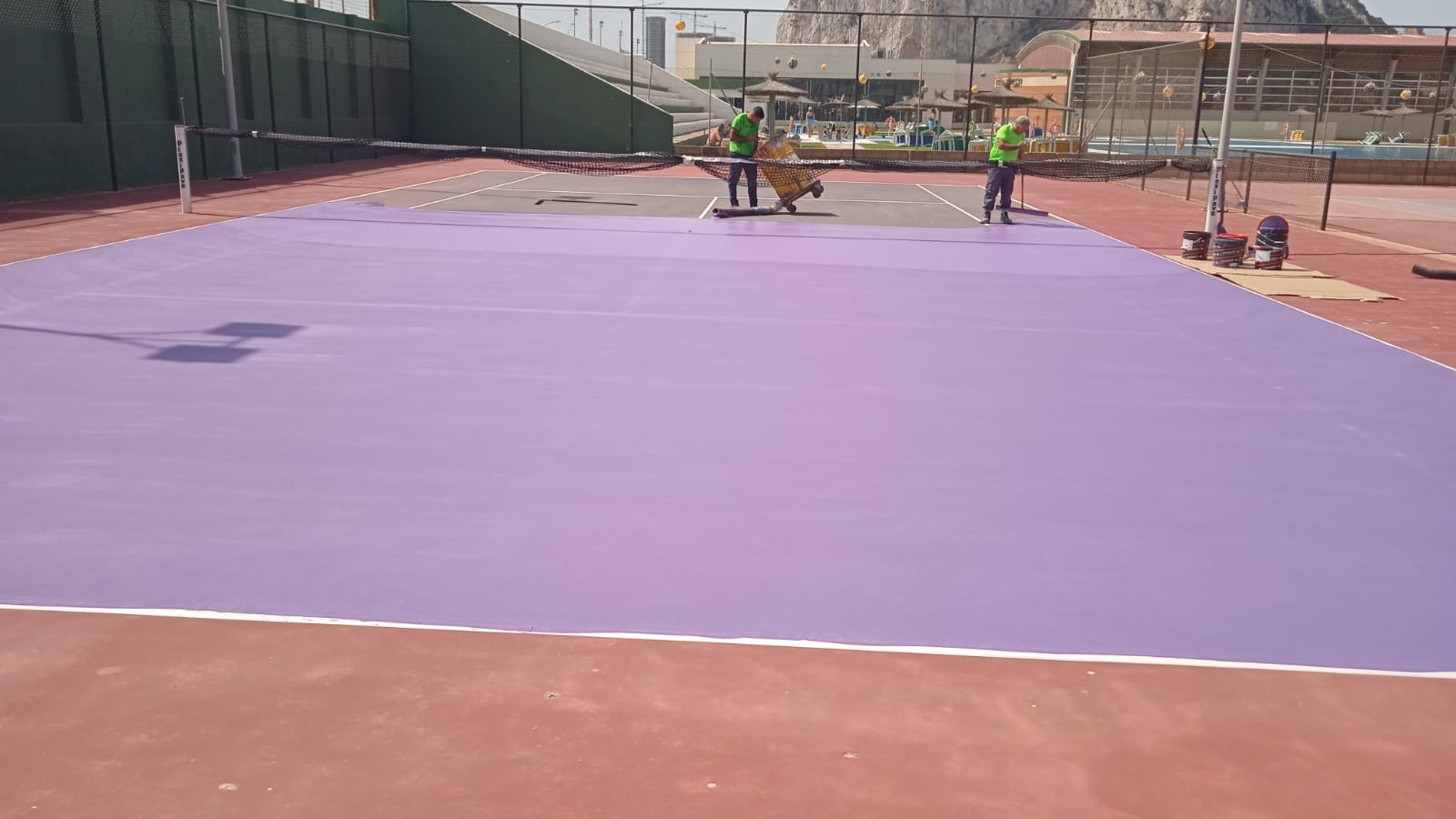 Deportes acomete obras de mejora de las pistas de tenis municipales dentro de su política de renovación de instalaciones y dotación de nuevos equipamientos