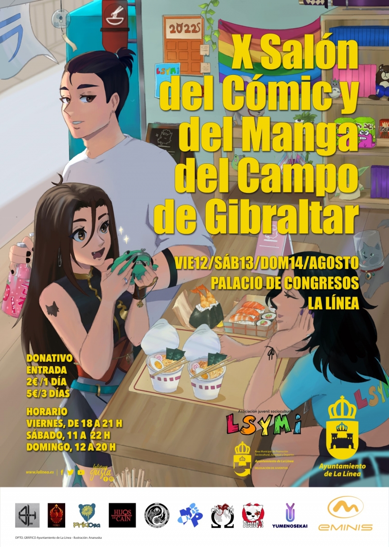 Mañana se inicia el X Salón del Cómic y del Manga del Campo de Gibraltar en el Palacio de Congresos