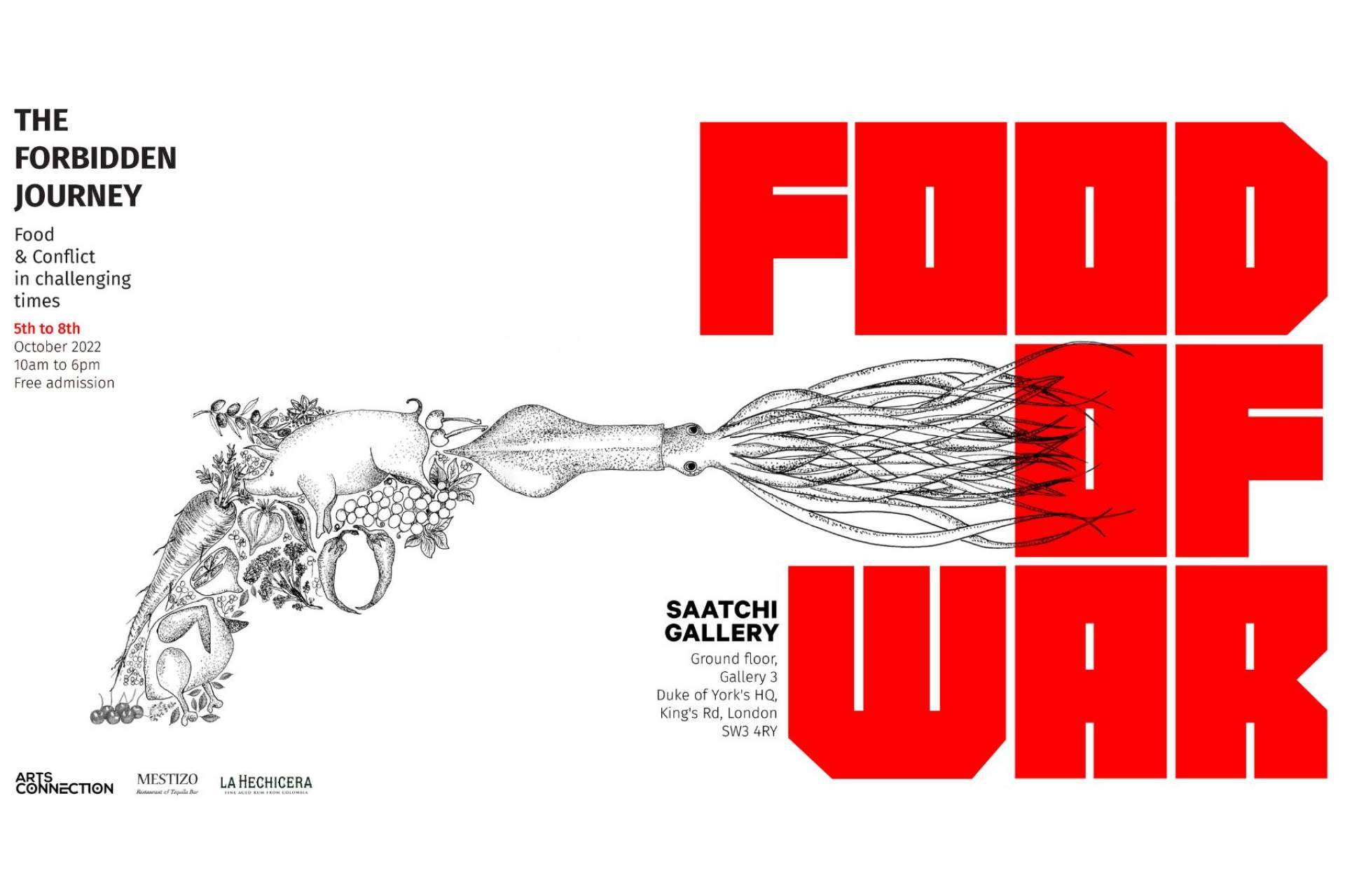 El colectivo de arte Food of War oficializa su presencia en Londres con la exposición 'The Forbidden Journey'