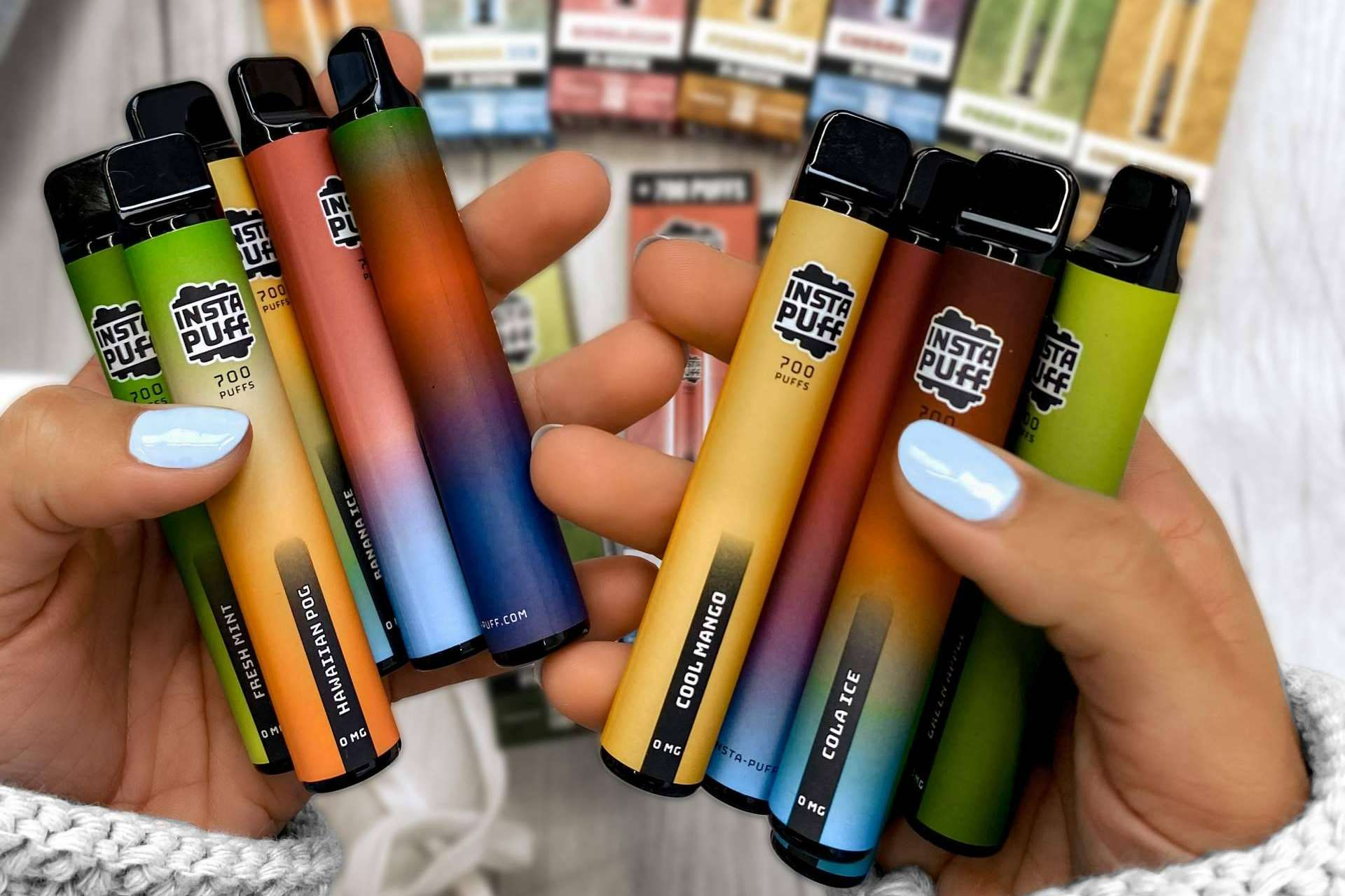 Insta Puff, la marca de vapers de éxito en España disponible en Aroma King