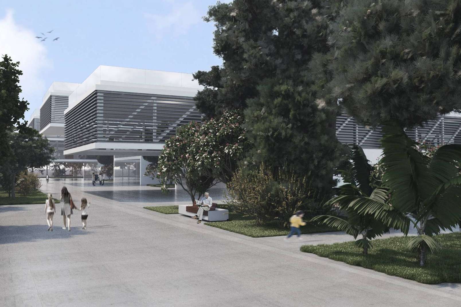 ¿Cuál es la propuesta de arquitectura de Blesarq Estudio para el IES La Patacona?