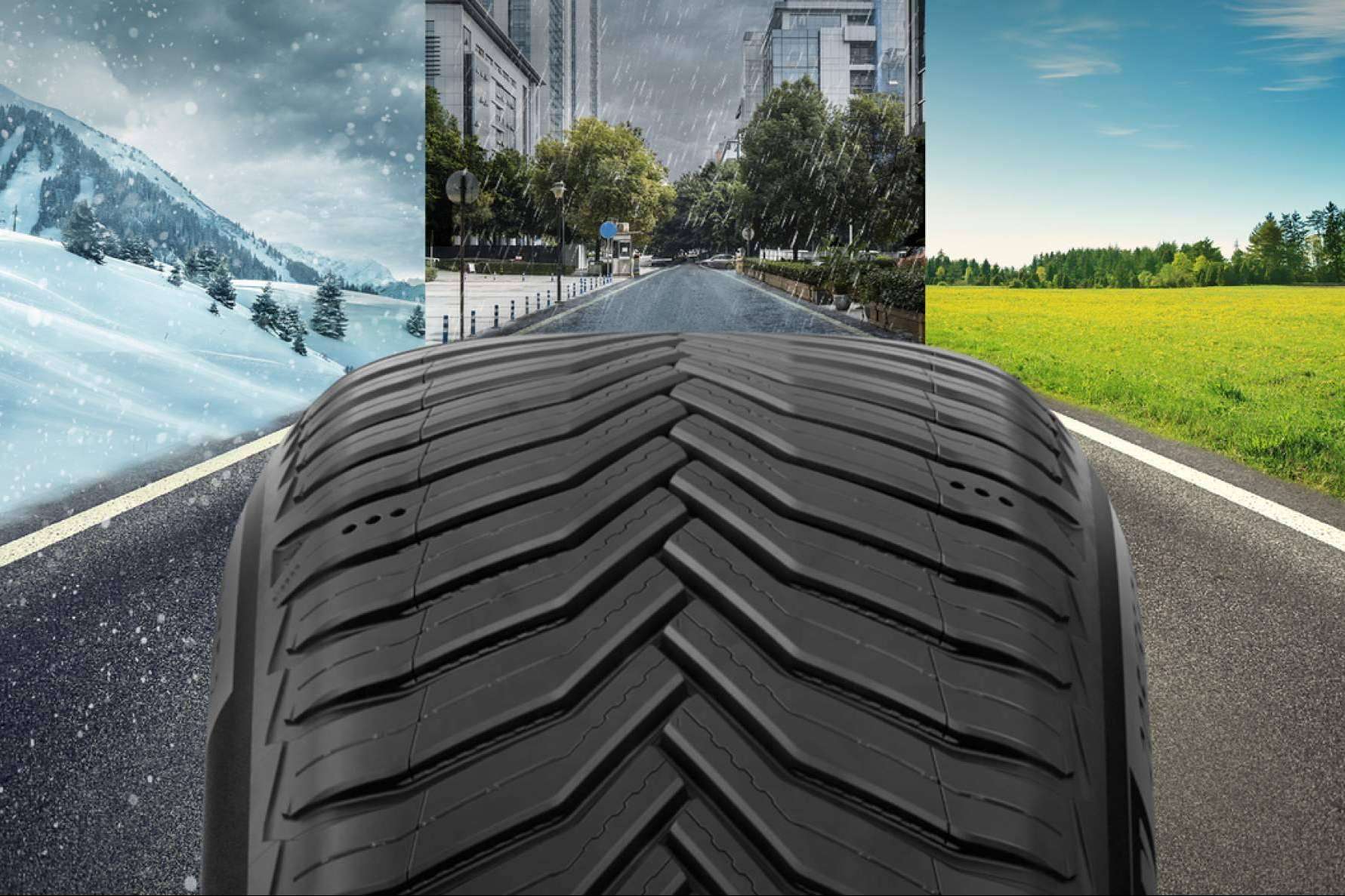 Los neumáticos todo tiempo de Michelin disponibles en Confortauto