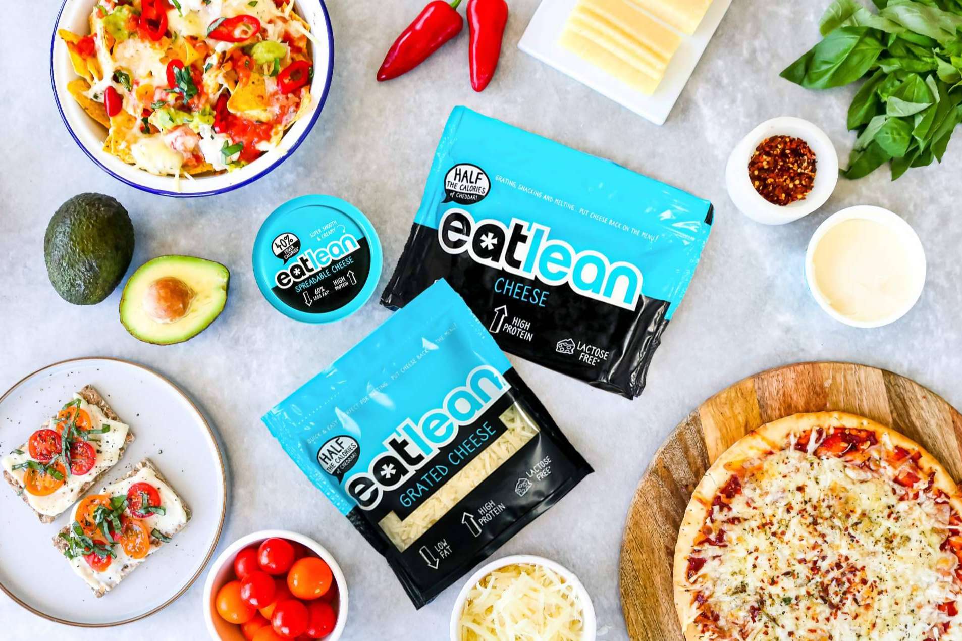 Queso proteico para lograr un estilo de vida más saludable, con Eatlean