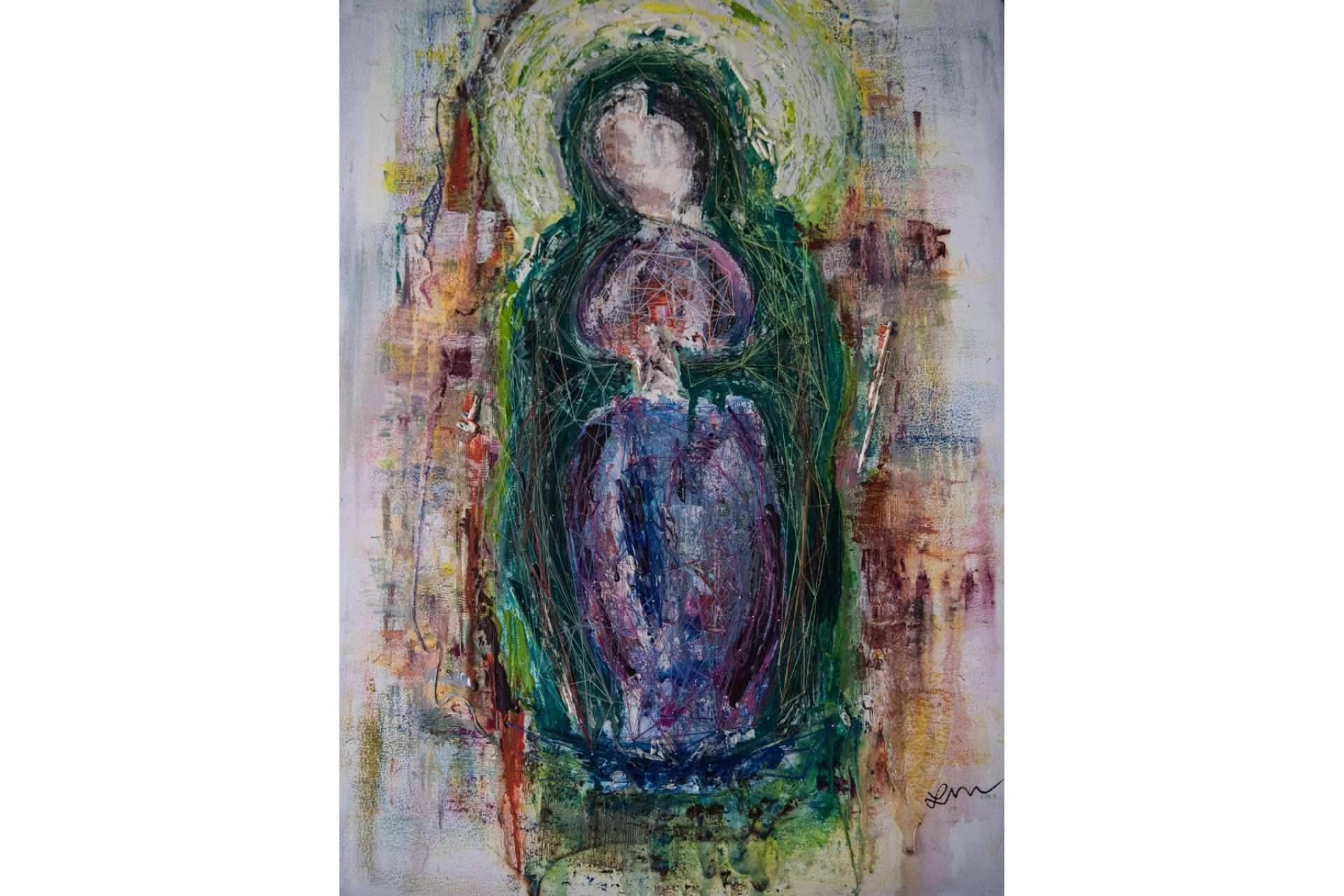 La artista de 'Hilos de Marte', Lorena Martín