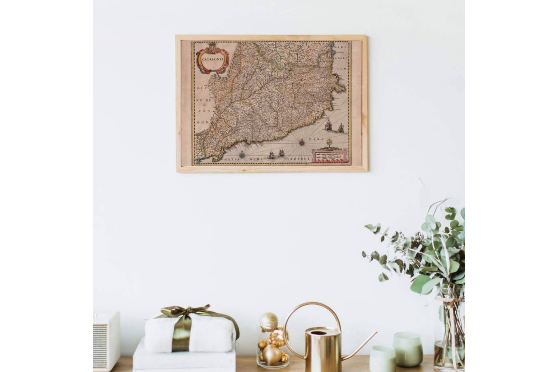 Cartografía antigua para decorar de forma personalizada el hogar, en La Retrografía