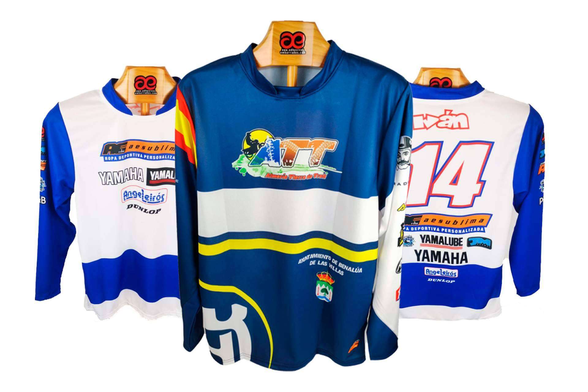 Camisetas personalizadas de motocross, de la mano de ADHESIVOSEMBARRADOS