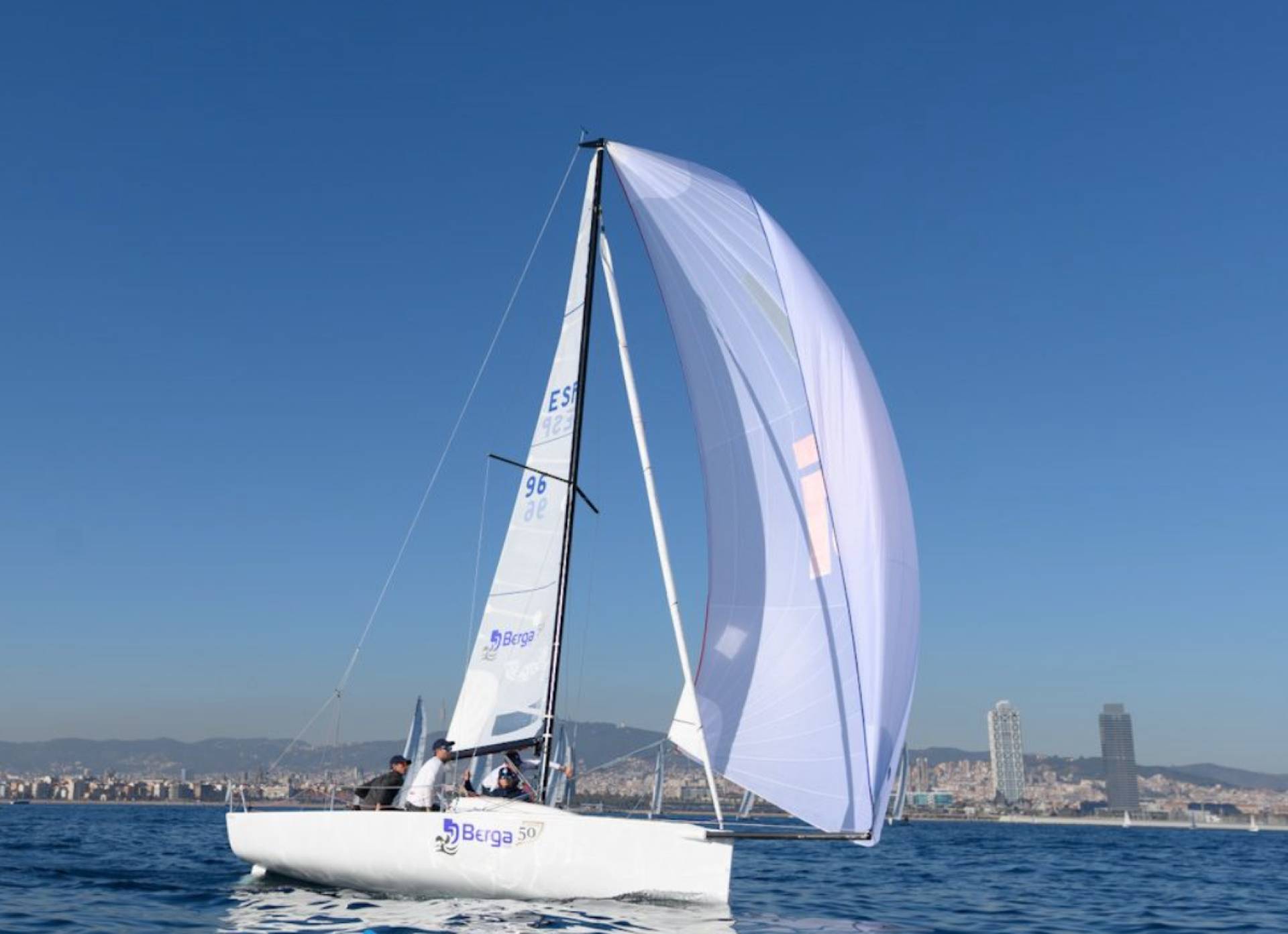 La 2ª serie invernal de J70 en Barcelona proclama a HangTen - Hermanos Berga como ganador