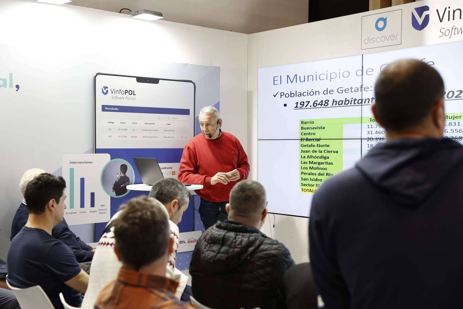 VinfoPOL y Discover, los software policiales que rompen récords de asistencia en SICUR 2024