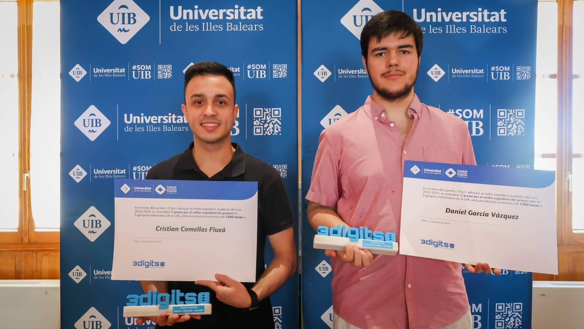 Premios 3digits en Ingeniería Informática de la UIB
