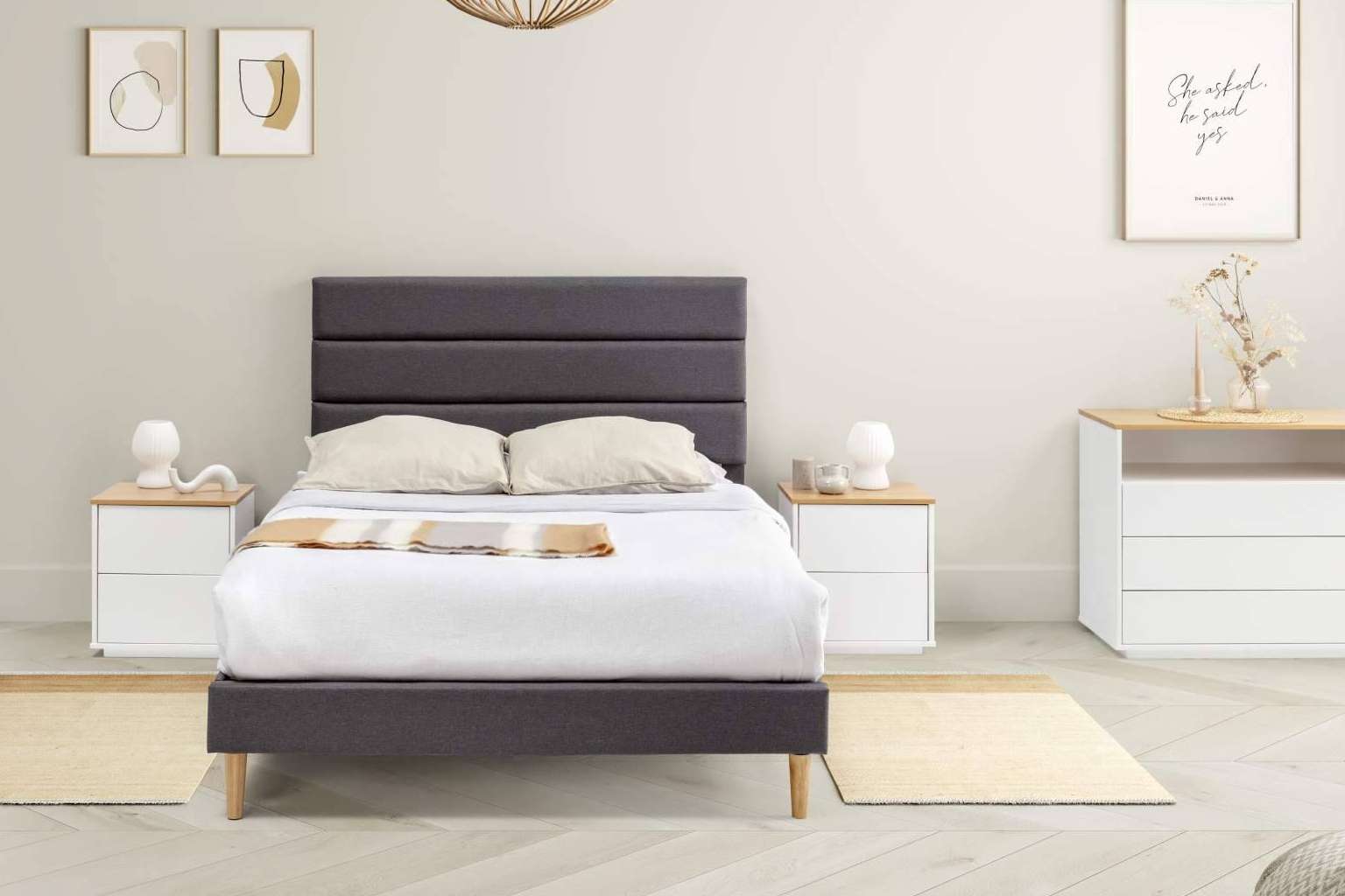 Mejorar el confort al dormir en camas tapizadas para dormitorios de matrimonio, de Top Mueble