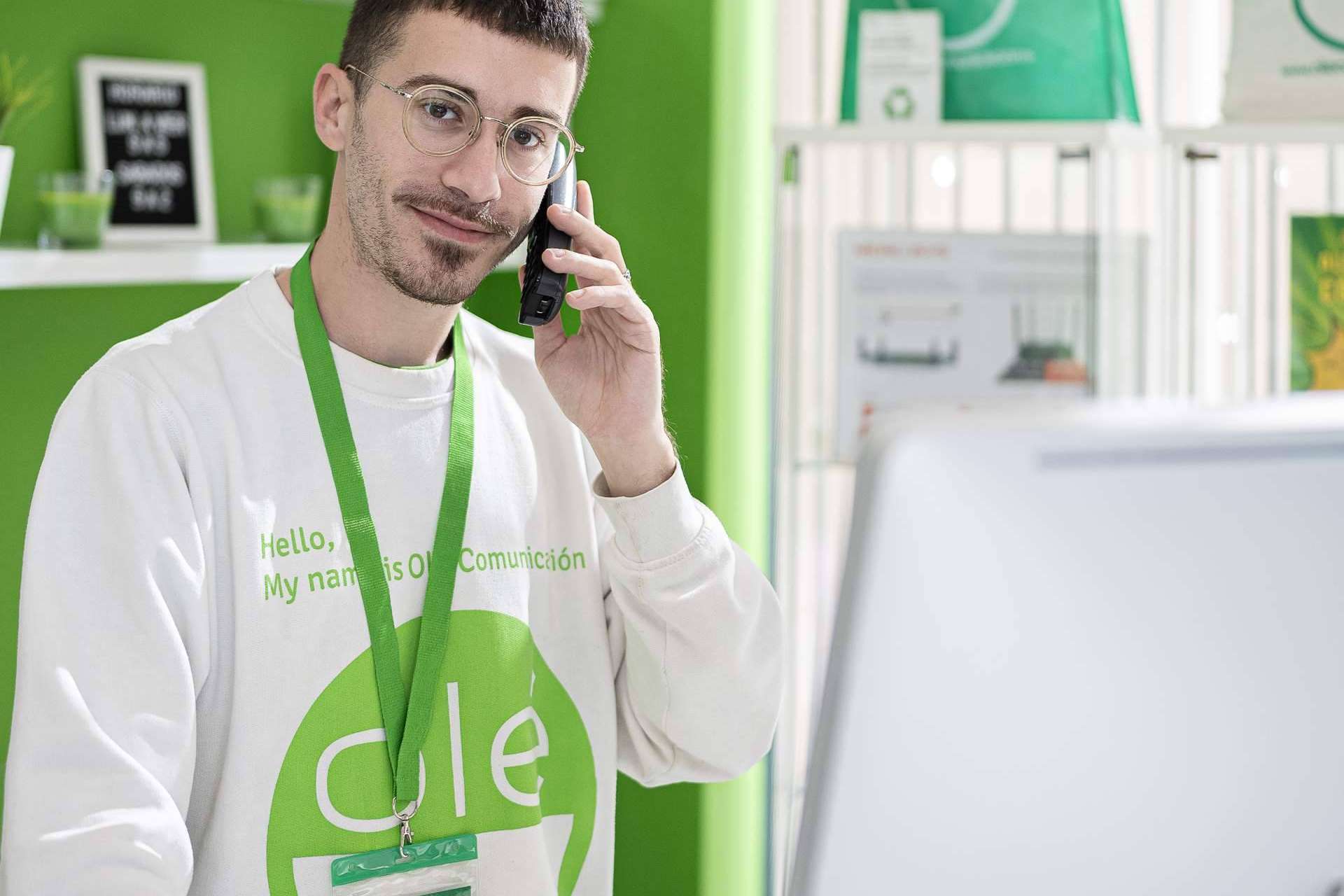 Servicio y atención de primer nivel en el acceso a la fibra óptica de Olé Comunicación