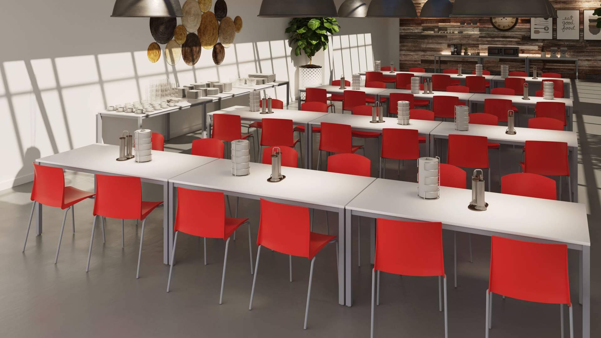 Mobiliarios para comedores de empresas y escolares con OfficeDeco