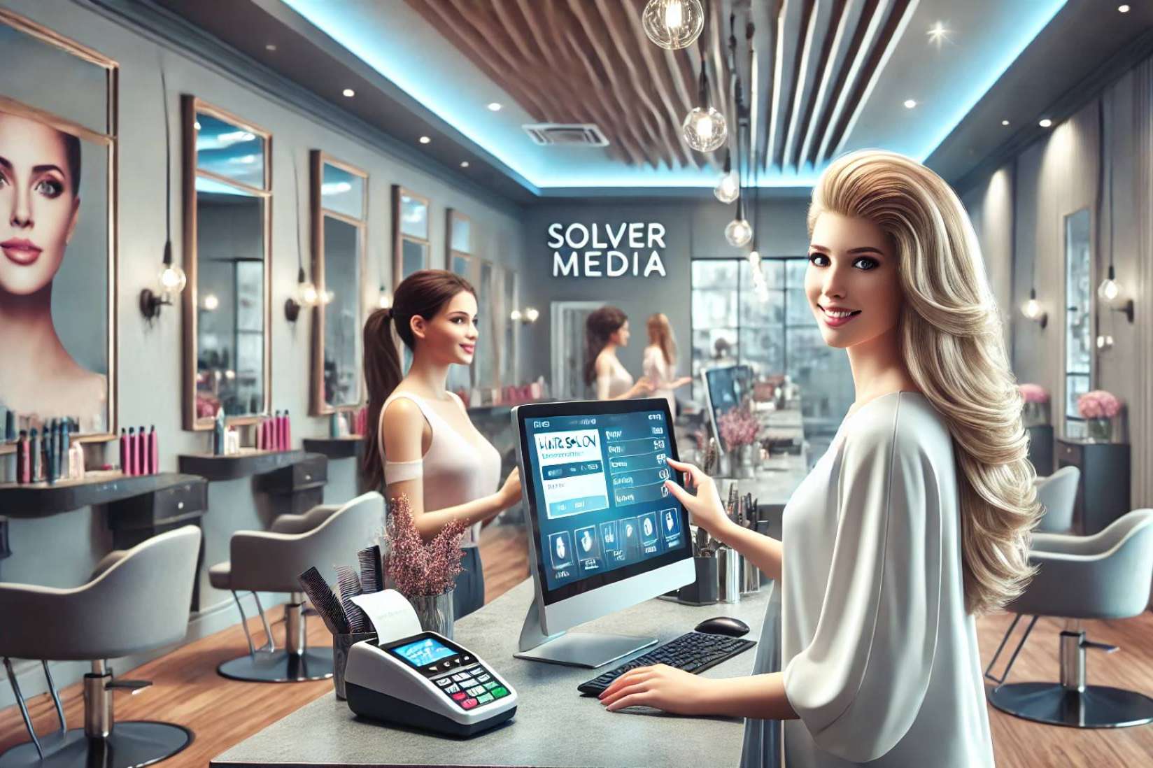Programa TPV para gestión de peluquería, muy bien valorado por los clientes de SolverMedia