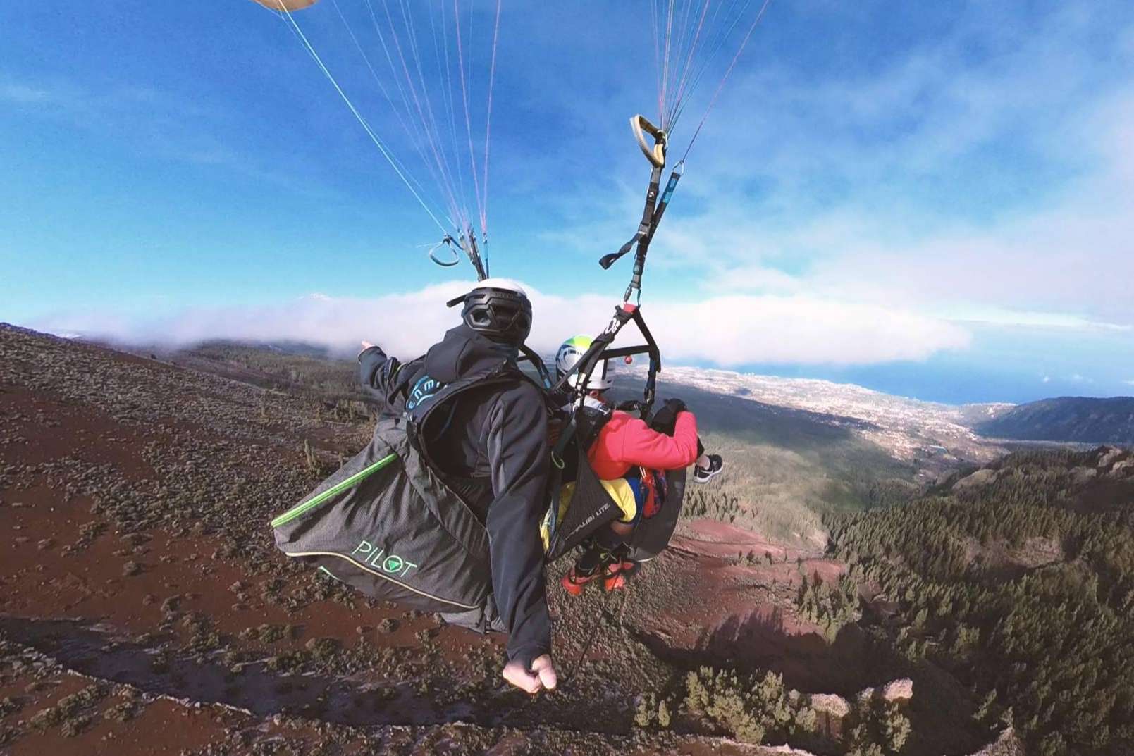 Parapente desde el Teide con Enminube
