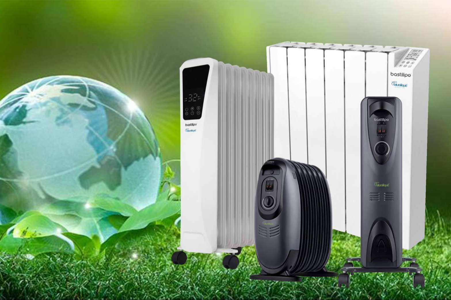 La gama Ecofluid de radiadores eléctricos de bajo consumo con fluido sostenible de Bastilipo es eficiente y confortable