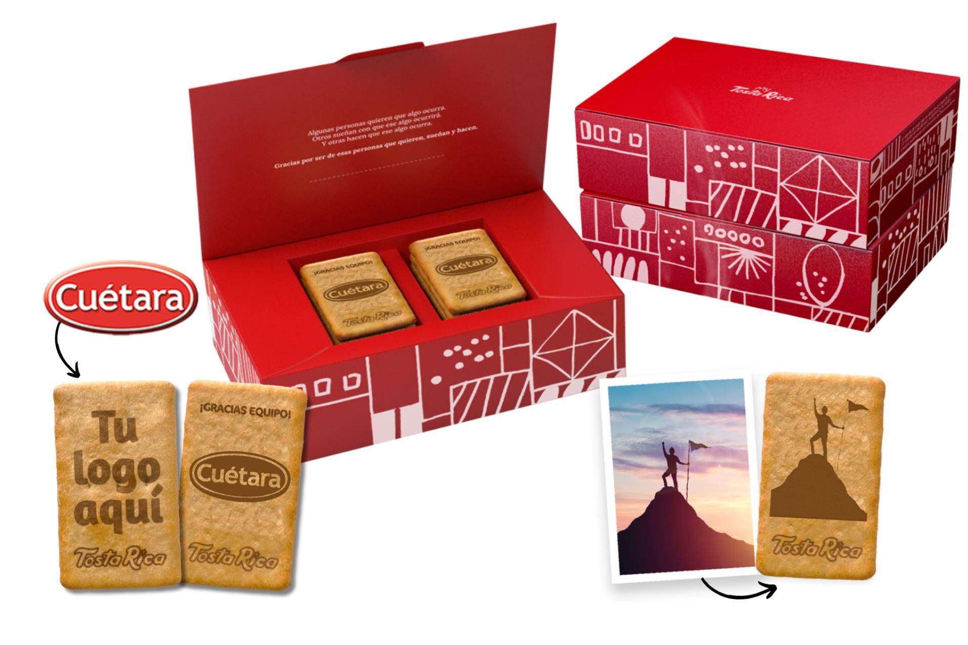 My TostaRica ofrece un regalo ideal para eventos corporativos con sus galletas personalizadas