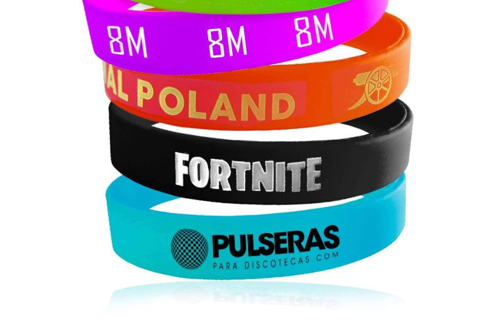 Pulseras de silicona, la opción resistente y versátil para eventos