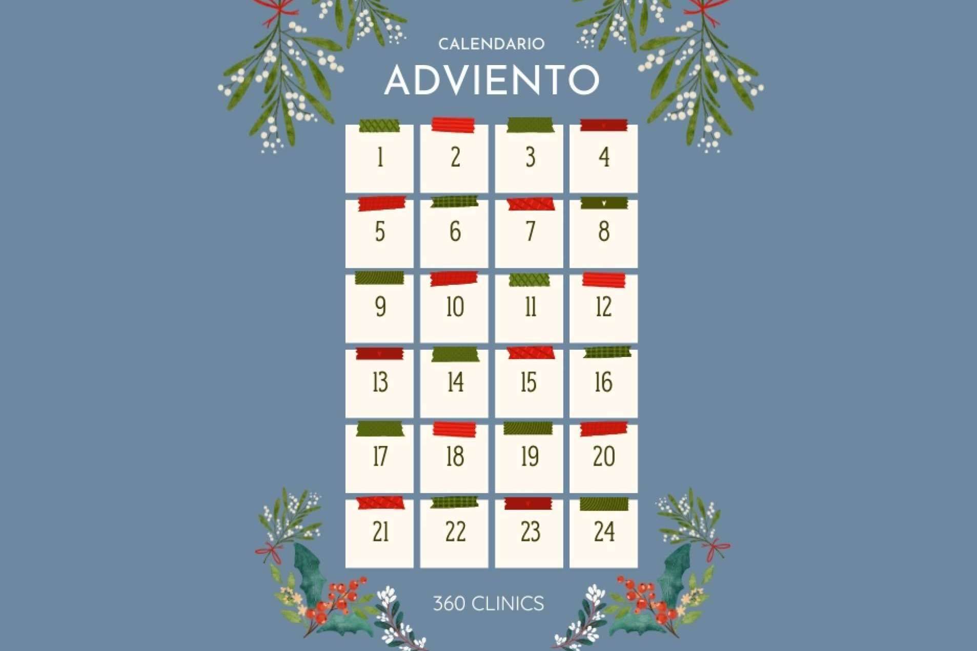 Navidad en 360Clinics, un Calendario de Adviento con minijuegos y premios diarios hasta el 24 de diciembre