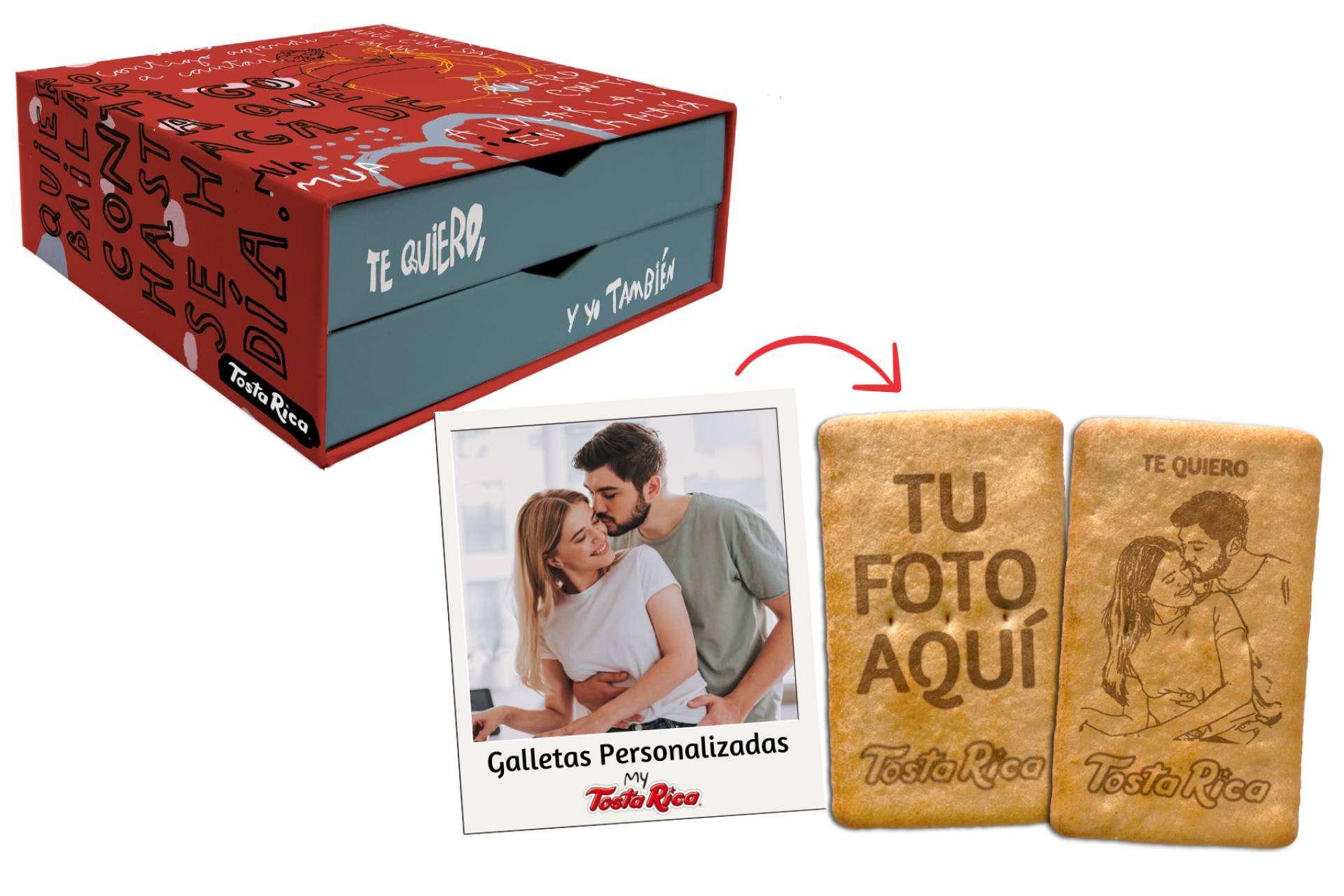 Mil maneras de amar con las galletas TostaRica Personalizadas